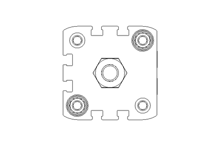 Cylinder ADN - 40- 25 -A-P-A