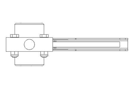 Butterfly valve B DN025 MVM MA E