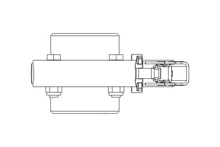 Butterfly valve B DN040 MVM MA E