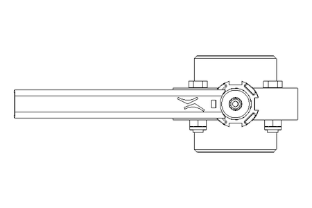 Butterfly valve B DN040 MVM MA E