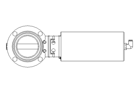 Butterfly valve B DN065 MVM NC E