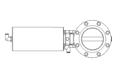 Scheibenventil B DN080 FVF AA E