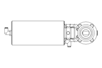 Butterfly valve B DN025 MVL AA E