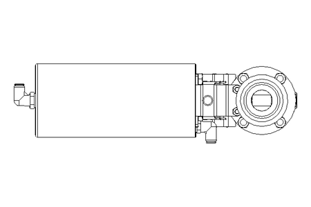 Butterfly valve B DN025 MVL AA E