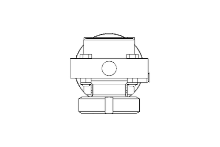 Butterfly valve B DN040 MVL AA E