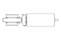 Butterfly valve B DN065 CVC NC E