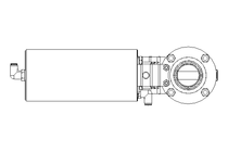 Butterfly valve B DN040 CVC AA E