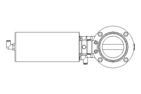 Butterfly valve B DN065 CVC AA E