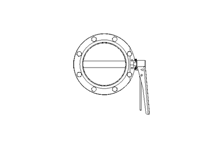 Butterfly valve B DN150 WVW MA E