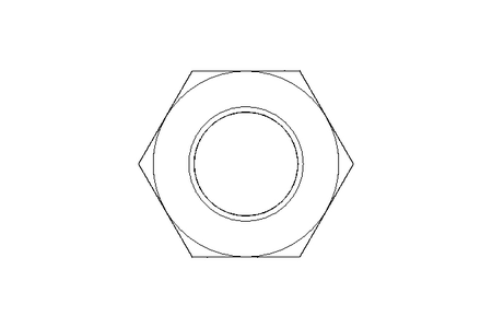 Hexagon nut M12 St-Zn EN24032