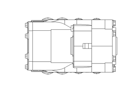 FLAT GEAR SERVO MOTOR 64 NM