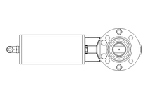 Butterfly valve B DN025 OVO NC E D2