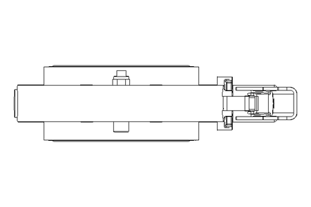 Butterfly valve B DN080 OVO MA E D2