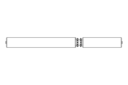 SUPPORT ROLL. D=80X3/2KR RL1=318;RL2=566