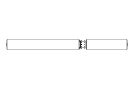 SUPPORT ROLL. D=80X3/2KR RL1=318;RL2=566