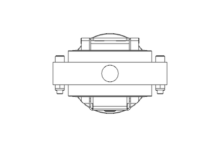 Butterfly valve B DN065 OVO NC E D20