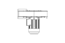 Radial flow fan 460V 3450W