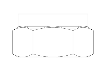 Hexagon nut M8 A4 ISO10511