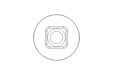 Round head screw M12x25 A2 DIN603