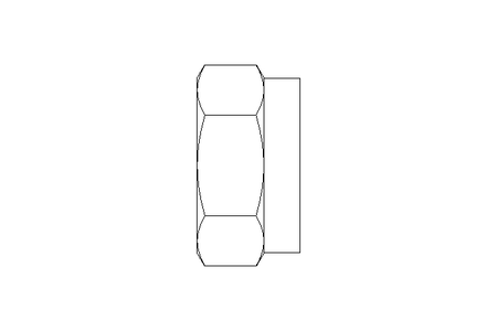 Hexagon nut M10 A4 ISO10511