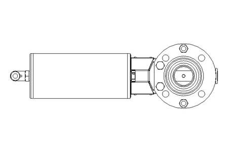 Butterfly valve B DN025 OVO NC E D4