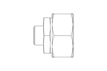 Reducing coupling L 35/10 St ISO8434