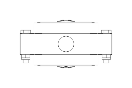 Butterfly valve B DN050 OVO NC E D10