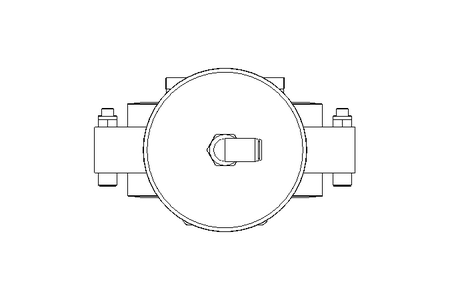 Butterfly valve B DN080 OVO NC E D26