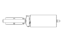 Butterfly valve B DN100 OVO NC E D4