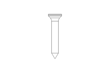 SLOTTED COUNTERSUNK SCREW