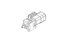 Spur gear motor 0.37kW 38 1/min