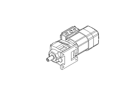 Spur gear motor 0.37kW 38 1/min