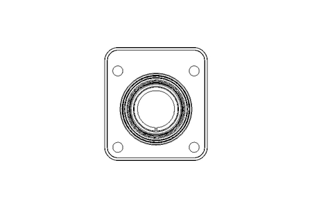 Flange bearing PCSK 40/42.8x121