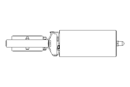 Butterfly valve B DN080 OVO NC E D4