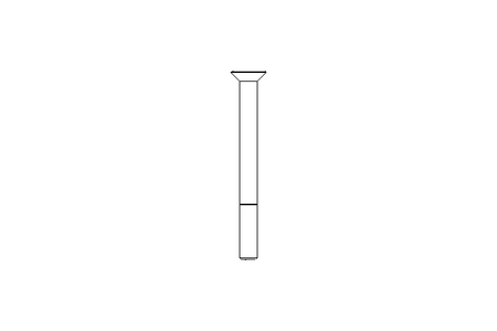 Countersunk head screw M5x55 A2 70