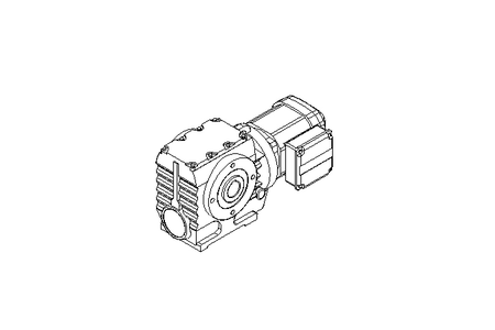 Schneckengetriebemotor 0,37kW 6,4 1/min