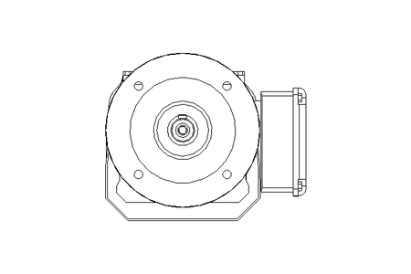 Spur gear motor 0.55kW 48 1/min