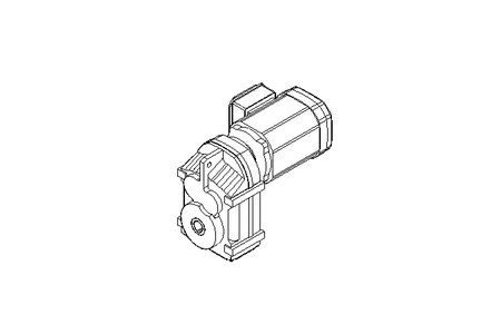 Par.shaft hel. gear motor 0.55kW 20