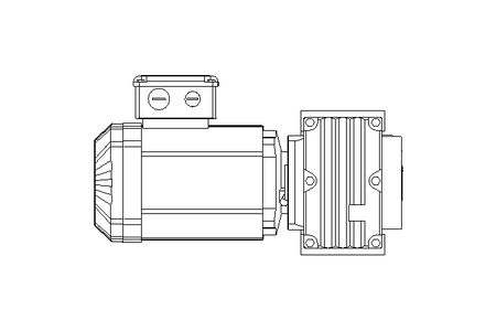 Par.shaft hel. gear motor 0.55kW 20