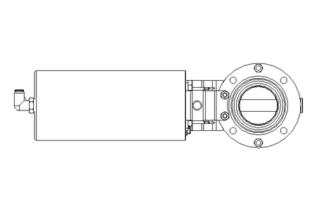 Butterfly valve B DN050 OVO NC E EX