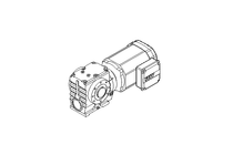 Schneckengetriebemotor 0,55kW 19 1/min