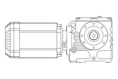 Schneckengetriebemotor 0,55kW 19 1/min