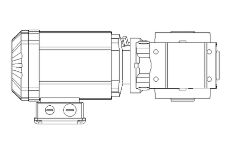 Schneckengetriebemotor 0,55kW 19 1/min