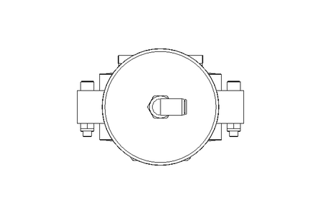 Butterfly valve B DN065 OVO NC H