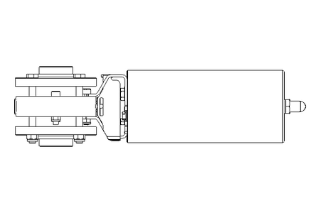Butterfly valve B DN040 FVF NC E EX