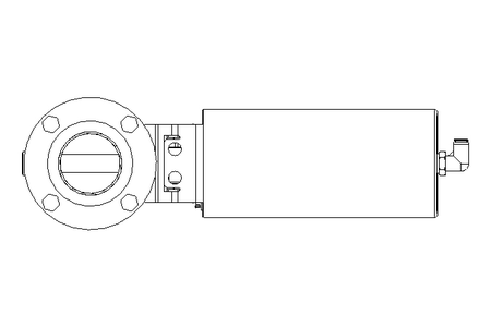 Butterfly valve B DN050 FVF NC E EX