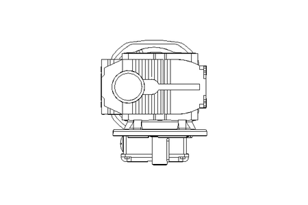 Schneckengetriebemotor 0,55kW 72 1/min