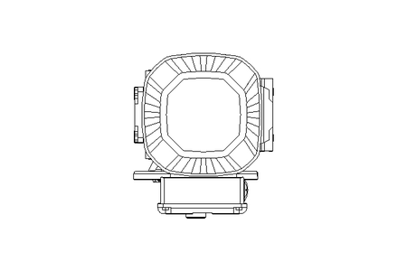 Schneckengetriebemotor 0,55kW 72 1/min