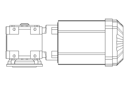 Right-angle geared motor 0.55kW 141