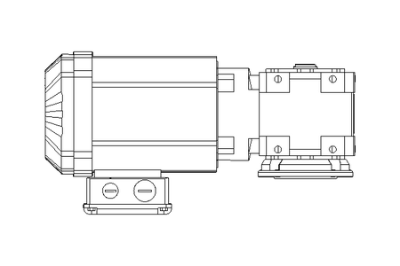 Right-angle geared motor 0.55kW 141